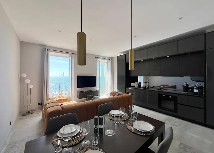 Apartament Center One Bedroom , & Sea View #15 Mentona